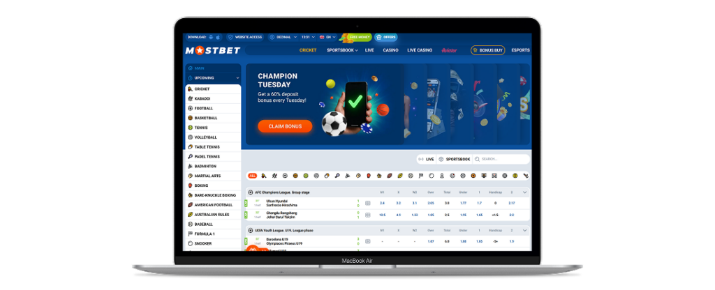 Mostbet Bangladesh betting and casino platform overview on desktop interface